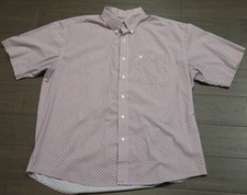 Wrangler Men's Multicolor Shirt XL Collared Short Sleeve Button-Down