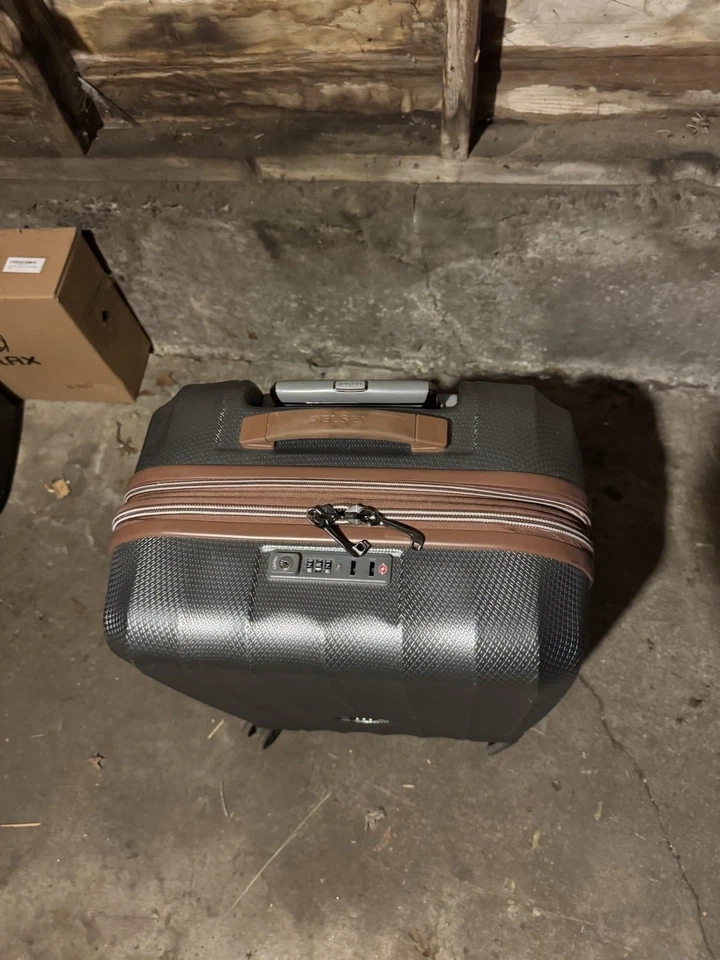 Delsey Paris St. Tropez Hardside Expandable Luggage in Dark Grey - Image 4 of 4