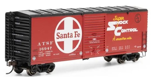Athearn 69434 RTR 40’ Modernized Box Car "Santa Fe" #16947 | Condition: Neu