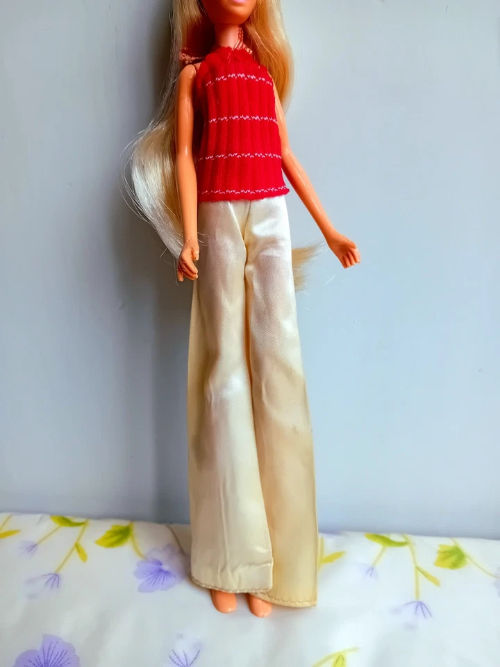 1973 LG4 Leggy Polistil Jill Outfit #4620 Gambalunga Hasbro 25cm Vintage 70's - Immagine 3 di 4