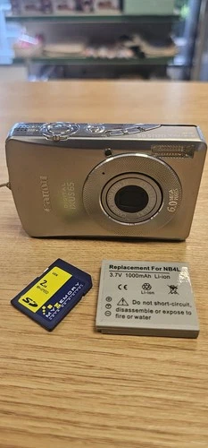 Canon IXUS 65 6.0MP Compact Digital Camera Silver Boxed MINT