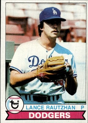 1979 Topps #373 Lance Rautzhan Los Angeles Dodgers Near Mint or Better
