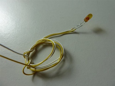 Arnold Spur N Birne 7603-057 2 Kabelbirnen 30 cm gelb Kabel Signale Spur N 1/160