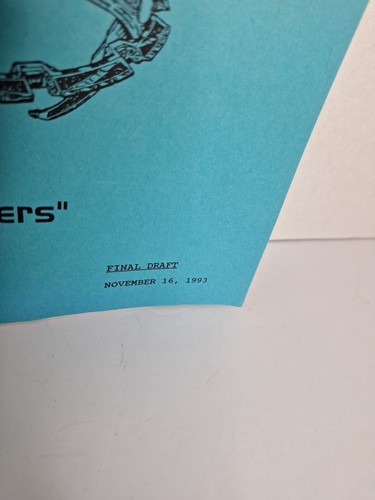 STAR TREK Deep Space Nine Original TV Show Script "Whispers" Episode 11/16/93 - Picture 5 of 10