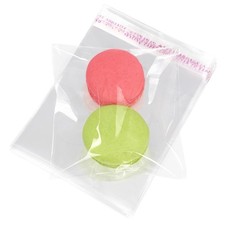 3x3 In Cookie Bags Clear Self Sealing Cellophane Treat Bags 200Pcs