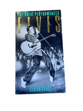 Elvis The Great Performances Center Stage VHS 1990 Music Documentary Buena Vista