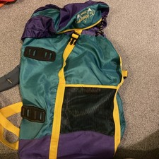 Zaino zaino vintage Vango Odyssey 30, viola, verde, giallo