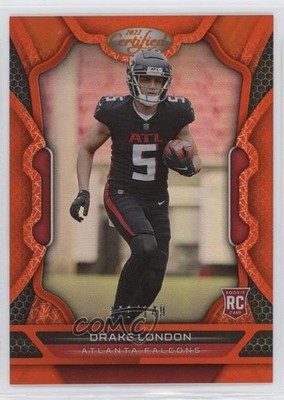 2022 Certified Rookies Mirror Orange 128/149 Drake London #112 Rookie RC 08uq