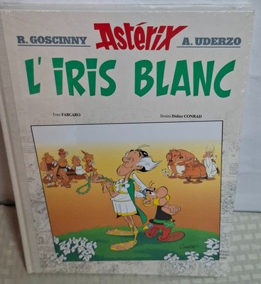 ASTERIX L'IRIS BLANC DELUXE BIG FORMAT FIRST EDITION HACHETTE SEALED