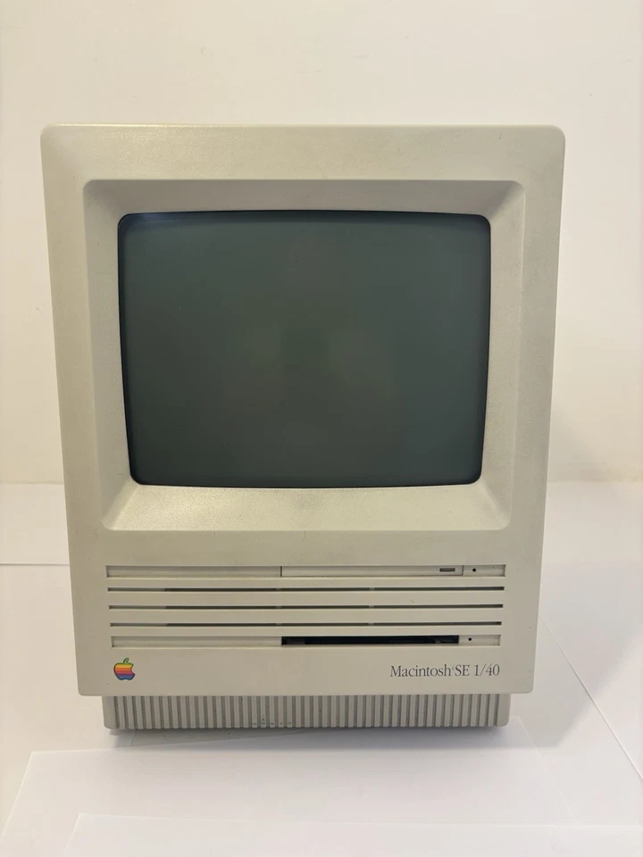 Apple Macintosh SE 1/40 avec Clavier /Fonctionne - Photo 2/4