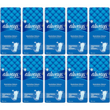 Image of Always Maxi Night Pads 9 Sanitary Towels - Pack of 10