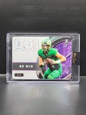 Bo Nix 2023 Wild Card QB1 On The Clock  #d/8 Denver RC White Laser Purple Watch