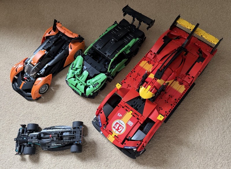 Lego Technic Racing Cars (alternative Brands- Cada and Eikee, With Instructions)