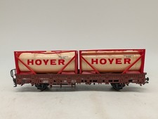 Märklin H0 Flachwagen 450 731 mit Ladung Hoyer 