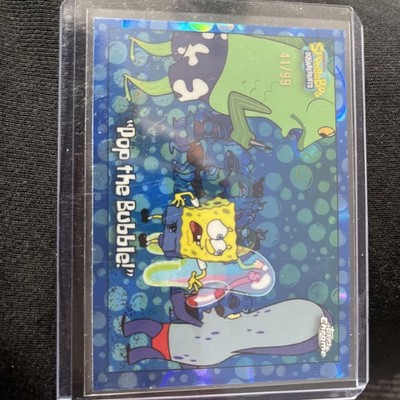 2025 Topps Chrome SpongeBob  Pop the Bubble!  Bubble Refractor 41/99 SSP *MINT!*