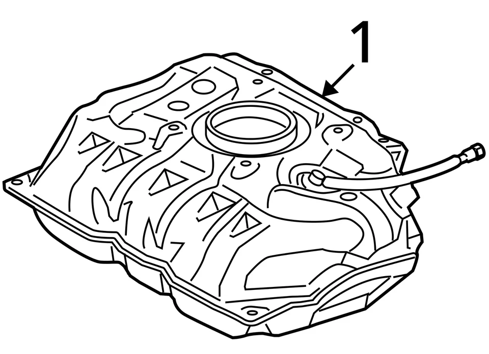 (LOCAL PICKUP ONLY) Fuel Tank Fits 08-14 SCION XD 4316925 Foto 3 de 3
