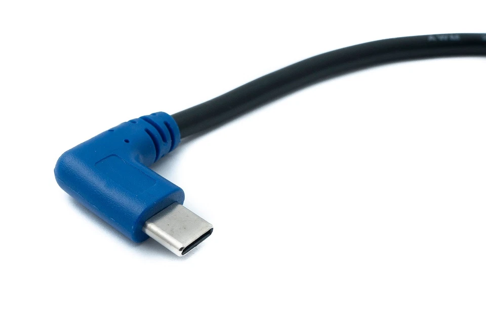 SYSTEM-S USB 3.1 Kabel 30 cm Typ C Stecker zu Micro B Stecker Winkel Left Right - Bild 3 von 4
