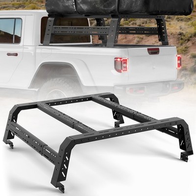 Adjustable 49.2-70.8'' Length Truck Bed Rack For Toyota Tacoma/Gladiator JT/Titan
