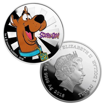 2018 Scooby-Doo 1oz Silver Proof Coin by The Perth Mint *FREE Next Day Post*