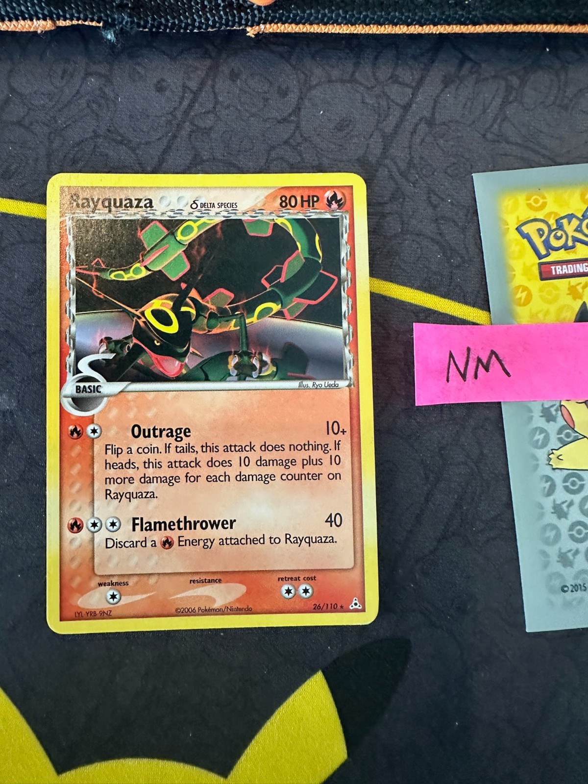 Pokemon Card Rayquaza EX Holon Phantoms Non Holo Rare 26/110 275 💎NM💎