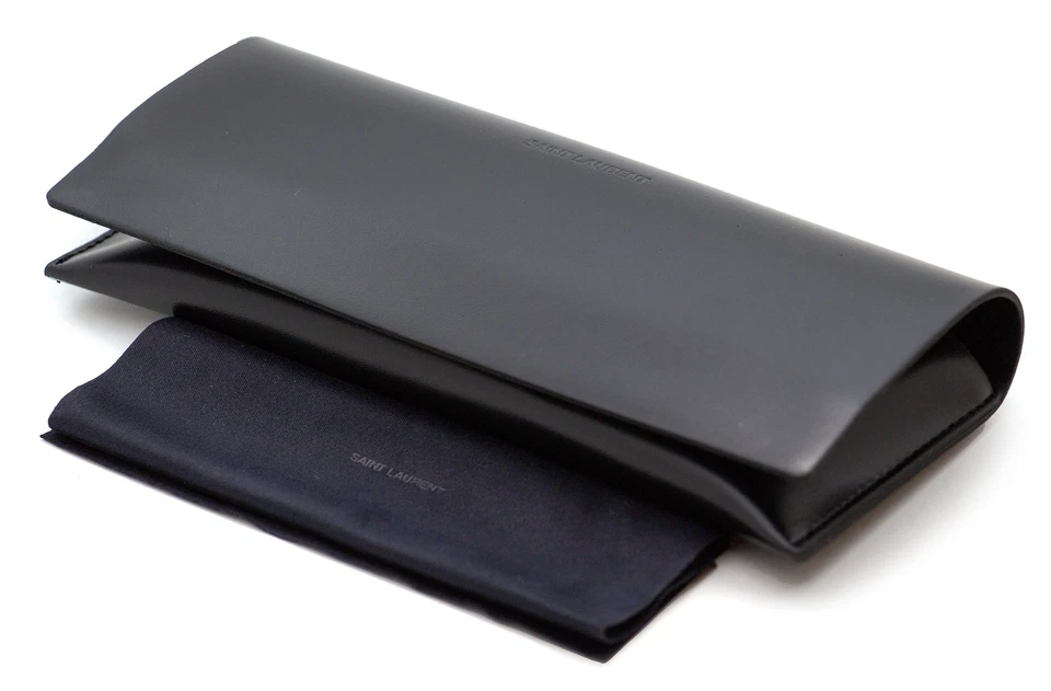 Gafas de sol Saint Laurent monograma ojo de gato SL M69 002 Habana/plateadas 56 mm YSL Foto 3 de 3