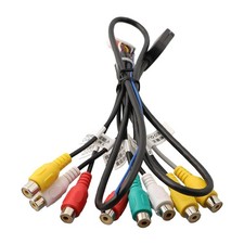 Easy to Use Car Stereo Video Audio Mic Cable Adapter for Quick Setup