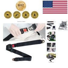 Safety First: Adjustable Wheelchair Seat Belt Up to 45" for Elderly Disabled