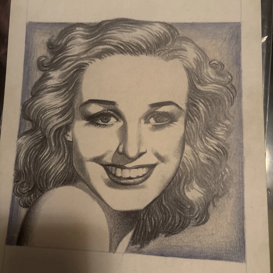 Hannes Bok Original Drawing OOAK Rare Arkham House Sci-fi Illustrator+PROOF - Image 3 of 4