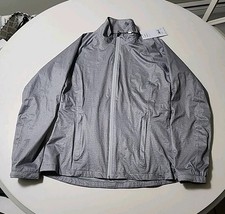 NWT Walter Hagen Womens P11 Rain Jacket Waterproof Light Heather Grey XS