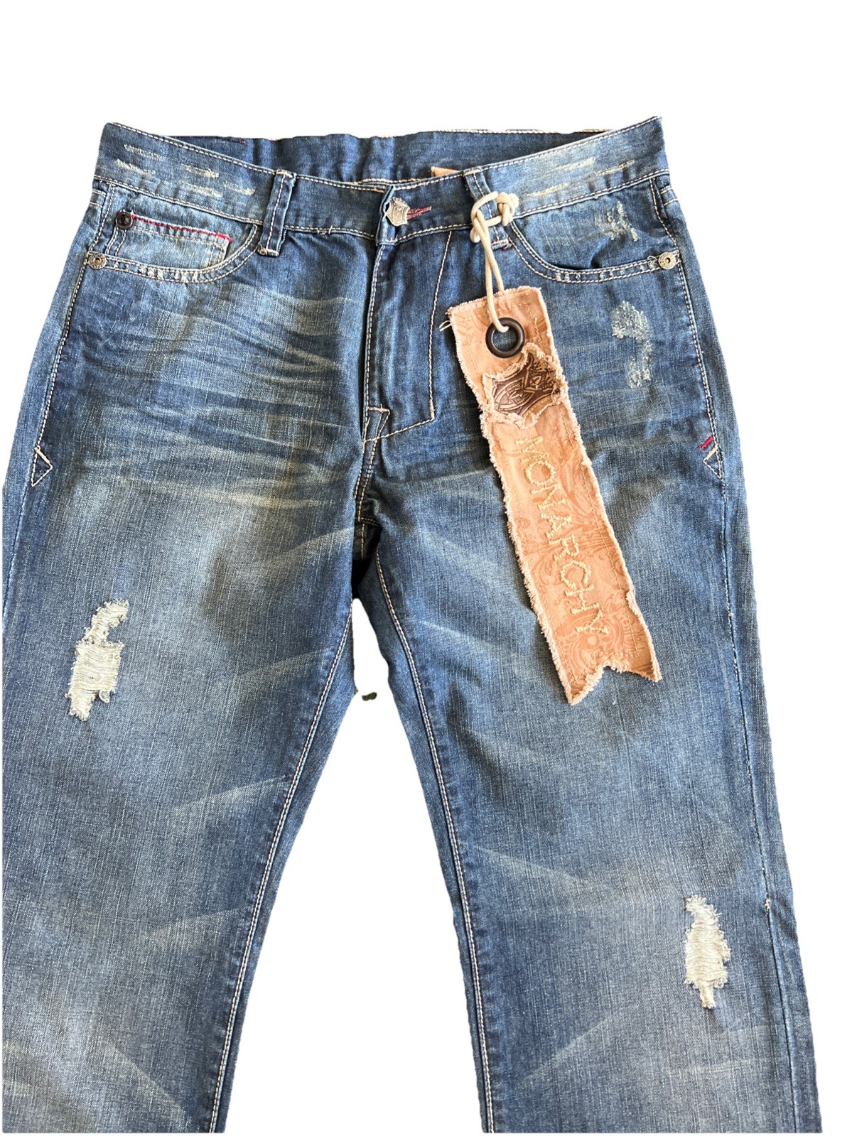 Monarchy Jeans For Men Size:33 Color: Blue image 2