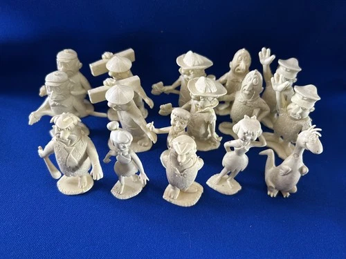 Vintage Marx Flintstones Playset Figures Lot of 16