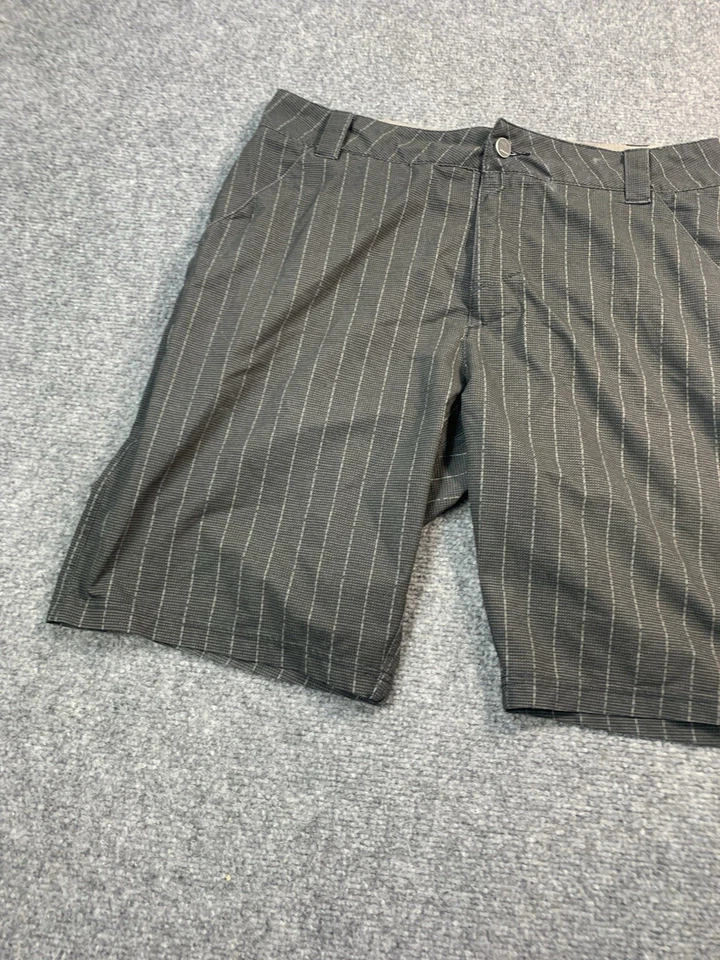 Pantalones Cortos Oakley Para Hombre 31 Negros Rayas Informales Exterior Bolsillos Cinturón Lazos Foto 3 de 4