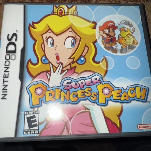Super Princess Peach (Nintendo DS, 2006) Complete CIB Authentic Tested 