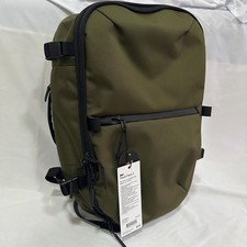 Aer Travel Pack 3 Olive 35L Backpack Laptop Bag Carry On Tech Real Photos