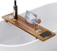 Acacia Large Bath Tray Tub 34.6"x9" Wooden Bathtub Caddy Tray