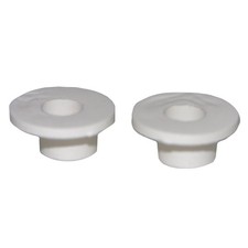 14-1081 Plastic Self Aligning Toilet Seat Hinge Washers, White
