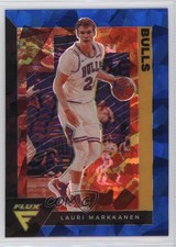 2020-21 Panini Flux Blue Cracked Ice Prizm Lauri Markkanen #28 12gr