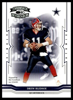 2005 Donruss Throwback Threads Green Drew Bledsoe 089/175 #39