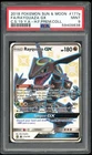 POKEMON FA/RAYQUAZA GX 2018 SUM CS #177a C.S.'19 Y.A-H.F.PREM.COLL. PSA 9