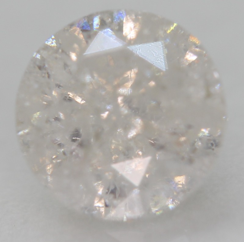 0.81 Carat H Color Round Brilliant Natural EARTH MINED Loose Diamond 5.83mm