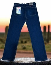 New Wrangler Denim Blue Jeans Regular Comfort Flex Waistband Stretch Men 32 x 30