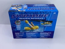 Swimline Log Flume Joust Swimming Pool Inflatable Float Game Set New Sealed