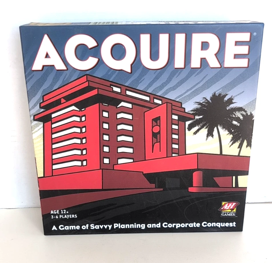 Acquire Board Game Savvy Planning Corporate Conquest 2008 Avalon Hill Complete - Image 3 of 4