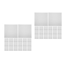 120 PCS Square Ironing Paper for Fuse Beads - 9x9 Inch White Iron Sheets for