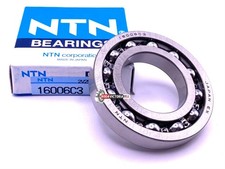 NTN 16003 C3 Deep Groove Ball Bearing, Open, No Seals 17x35x8 mm