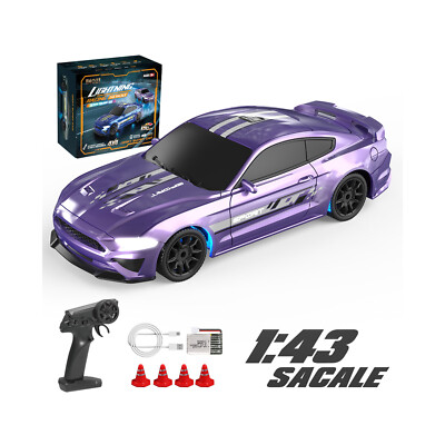 2.4G RTR RC Drift Car Auto High Speed Rennfahrzeuge 4WD Mini Spielzeugauto 1:43