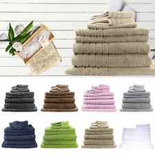 8 Pieces Bath Towels Set Egyptian Cotton 620GSM Spa Quality Multi-Colours