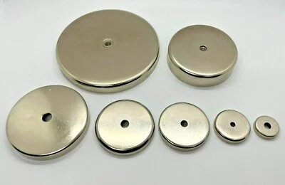 PARROTSOL Strong Ferrite Round Pot Magnet Disc Disk Through Hole Mounting Bolt On Potted