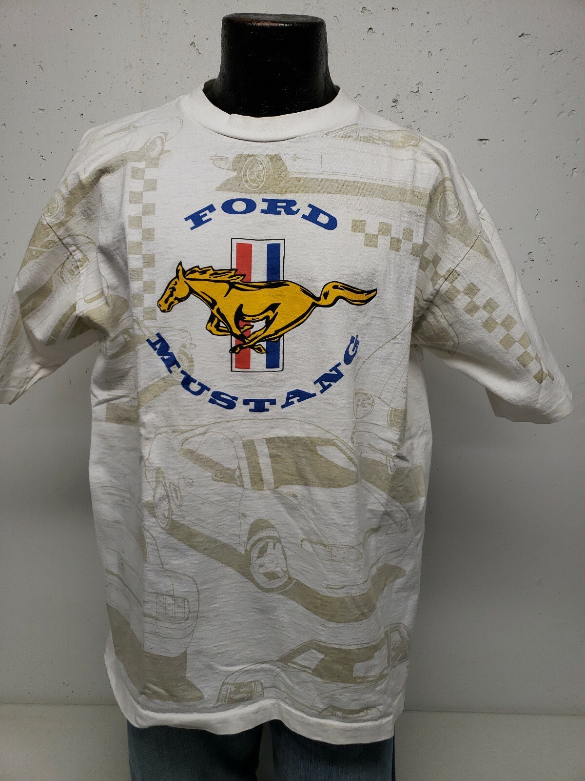 Ford Mustang Single Stitch T-shirt 