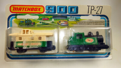 Matchbox Superfast Two Pack 27 Steam Loco & Passenger Coach grün & creme
